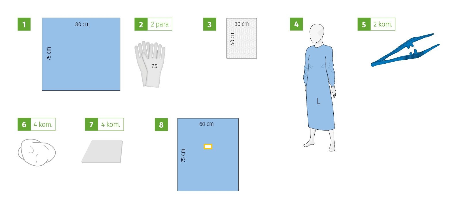 Meditex Lumbar puncture set III, sterile