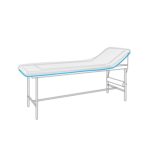 Endoscopy examination table covers