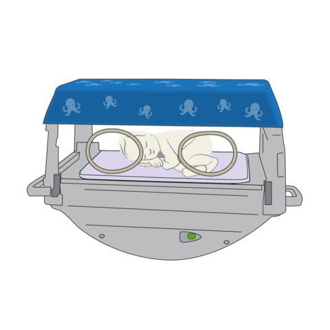 Incubator drapes and covers