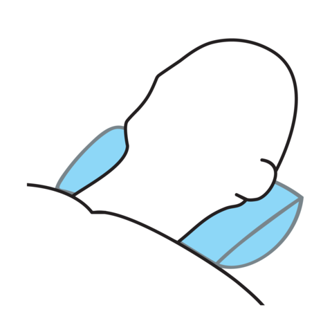 Disposable nape pillow