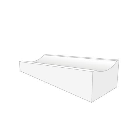 Arm pillow with dent