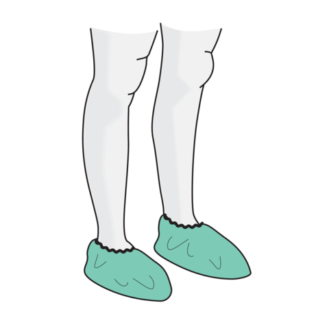 Low-cut shoe covers