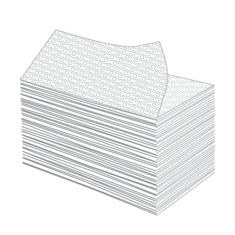 Composite wipes for operating theatres